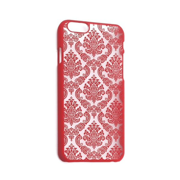 iPhone 6/6s | Vintage Flower Henna Drömfångare Mobilskal Röd