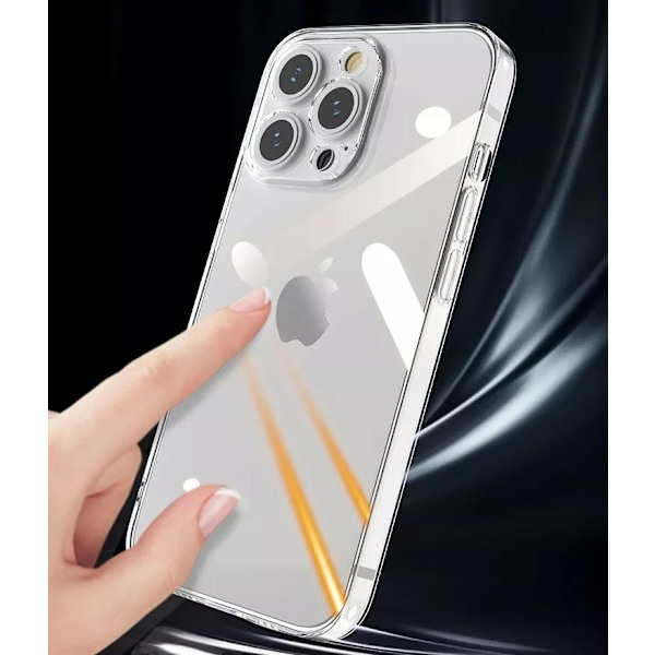 iPhone 15 Plus TPU Skal Extra Kamera Skydd Transparent