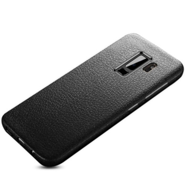 Imiteret læder - Samsung Galaxy S9+ Black