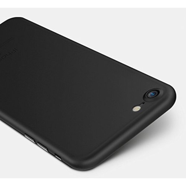 Ohut musta phone case iPhone SE 2022 -puhelimelle - KAKSI KOTELOT! Black