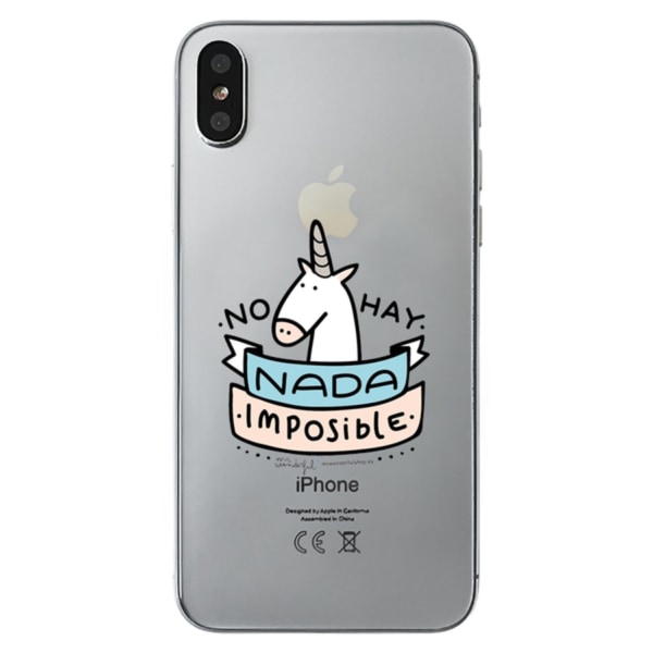 No Hay Nada Imposible - Yksisarvinen iPhone X / XS -laitteeseen Transparent