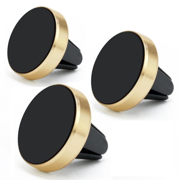 3-PACK Magnetisk Bilhållare Universal Guld