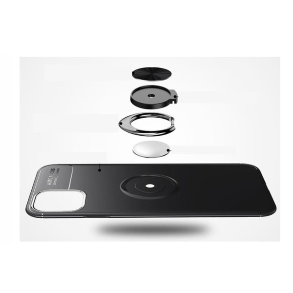 iPhone 11 Pro | Ringholder og metalmurstenskasse Black