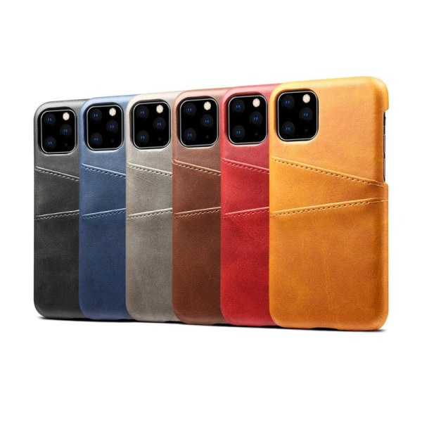 iPhone 11 Pro | Vegansk læderskal med kortholder, flere farver! Blue