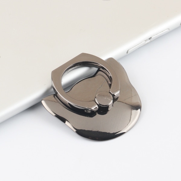 Ring-drop mobilhållare, grepp-ring till Samsung, iPhone m.fl. Svart