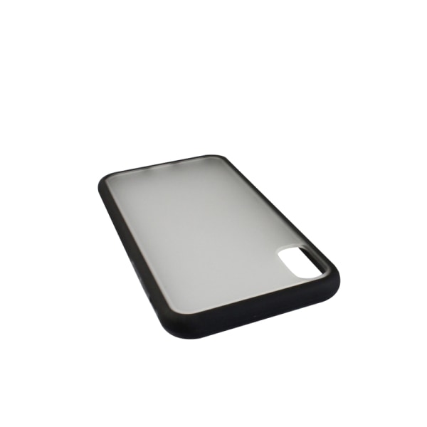 iPhone X/XS Bumperskal med Frostad Baksida Transparent