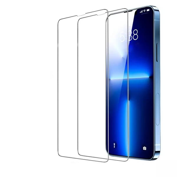 2-PACK Skärmskydd iPhone 14 Pro Tempererat Glas Transparent
