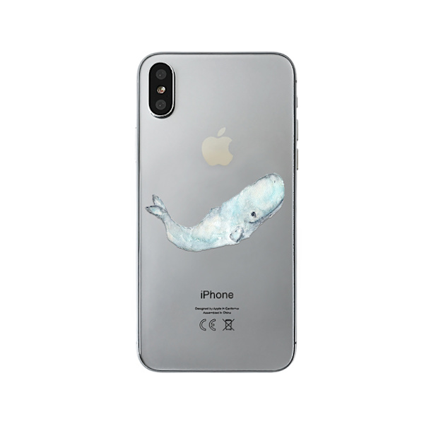 iPhone X/XS Skal med Söt Val TPU Transparent