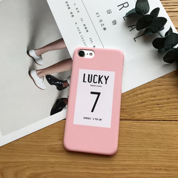 iPhone 7/8/SE skal Lucky today level Rosa