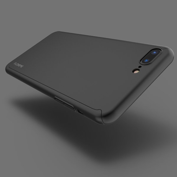 iPhone 7/8 / SE | Skydda Hela Skalet! Tunt Skal & Tempererat glas Svart