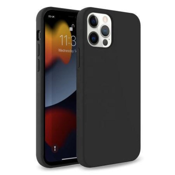 iPhone 12 Pro skal Mjuk TPU Tunt Svart
