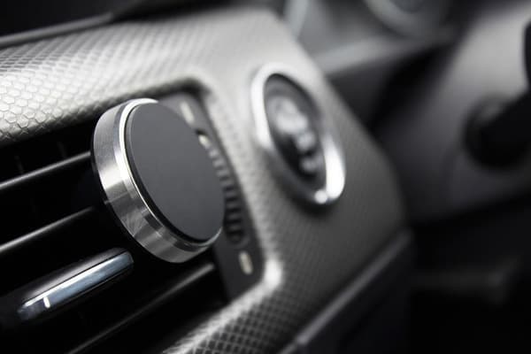 3-PACK Magnetisk Mobilhållare till Bil Silver