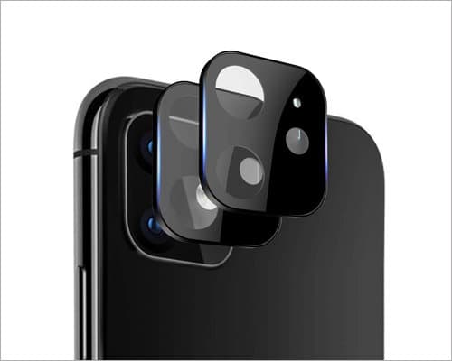 CRYSTAL GUARD IPHONE 11 KAMERALINSSKYDD HELSKYDD Svart