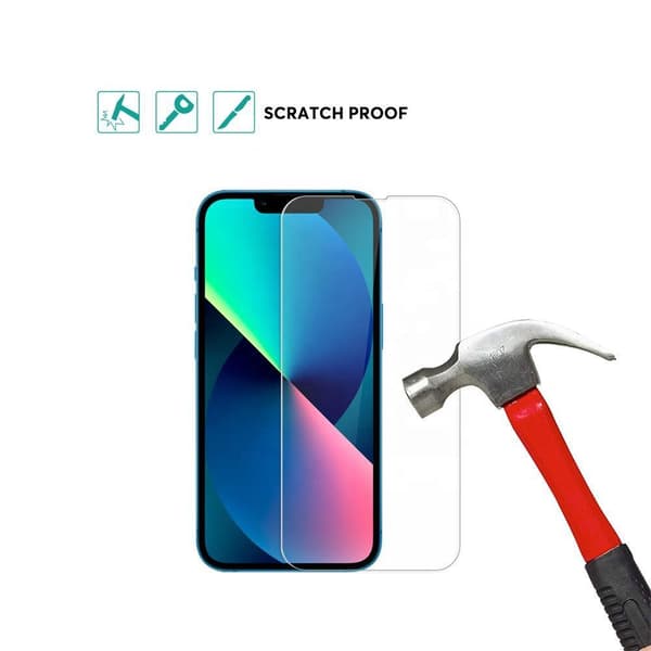 2-PACK Skärmskydd iPhone 14 Pro Max Tempererat Glas Transparent