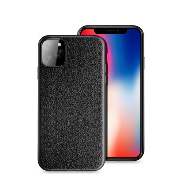 iPhone 11 Pro Max | Veganskt Läderskal Svart