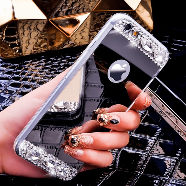 Mirror Worldlux - Super Rhinestone -Iphone 6/ 6s Gold