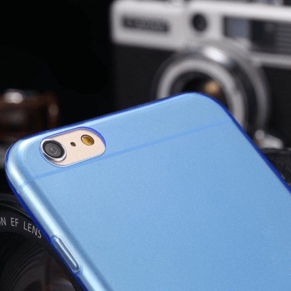 2-PACK iPhone 6/6s skal Blått frostat skal 0,4mm Ultratunn Blå