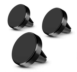 3-PACK Bilhållare Magnetisk Universal Svart
