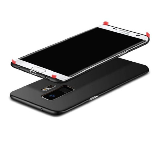 Musta minimalistinen case Samsung Galaxy S9+:lle Black