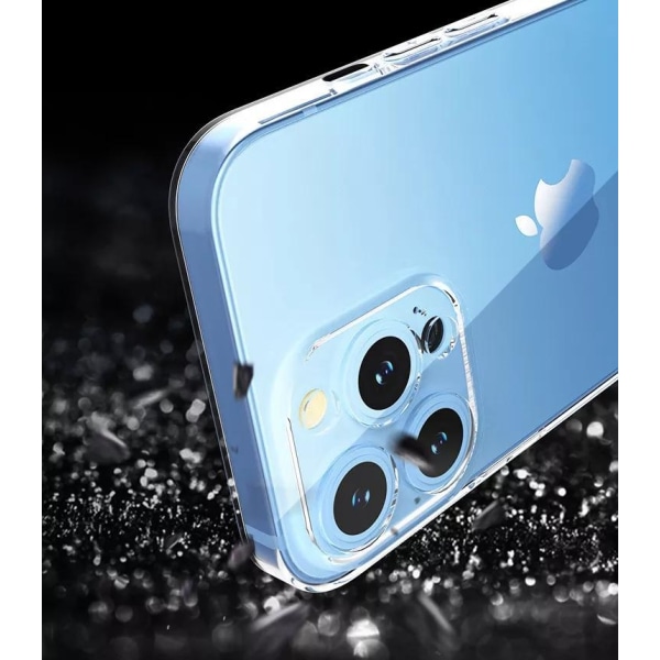 iPhone 15 Pro TPU case ylimääräisellä kamerasuojauksella Transparent