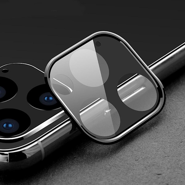 CRYSTAL GUARD IPHONE 11 PRO MAX KAMERALINSSKYDD HELSKYDD Svart