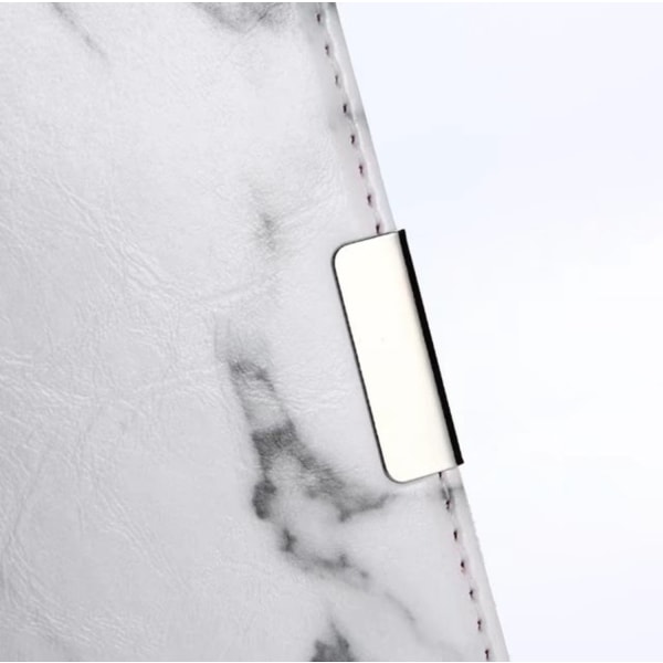 Marmorinen lompakkokotelo - iPhone 8 White