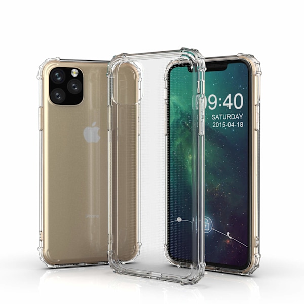 iPhone 11 Pro Max Mjukt Transparent Skal Transparent