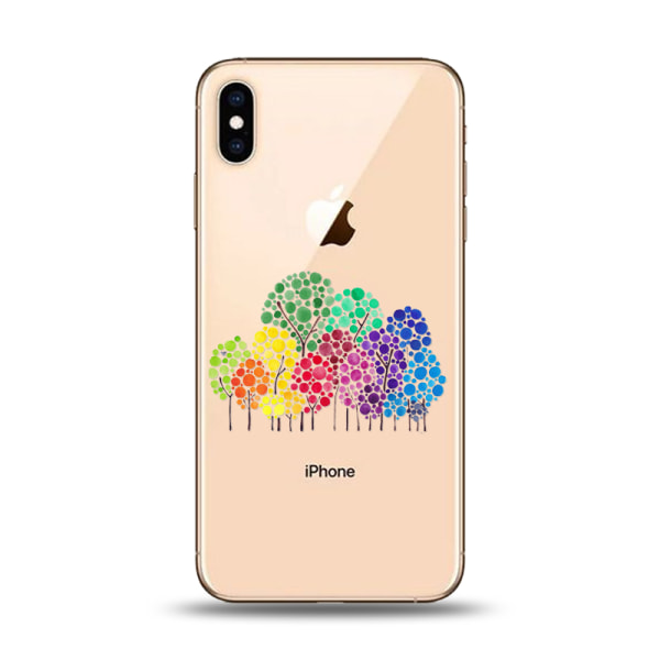 Happy Trees phone case - iPhone XS MAX Transparent