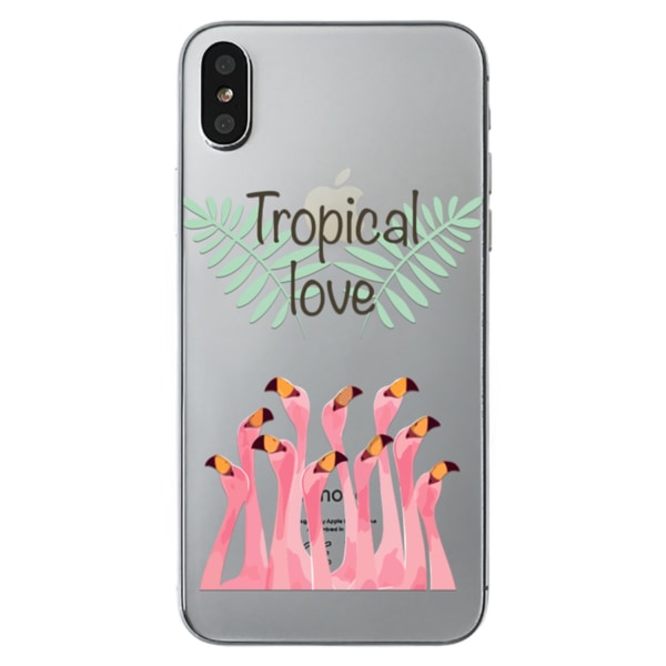 Tropical Love - iPhone X / XS Transparent