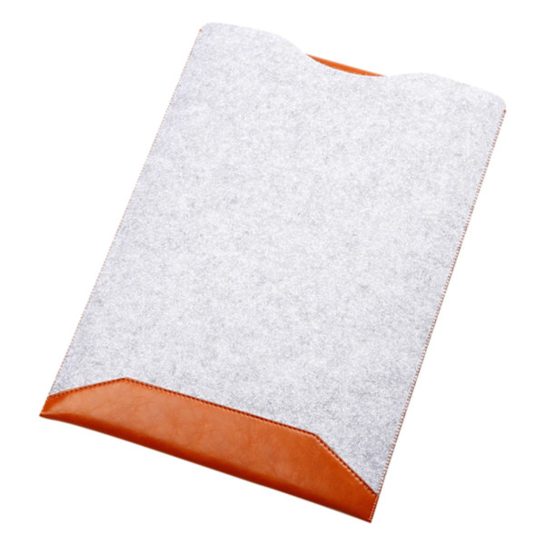 Datorfodral med Läder & Filt till MacBook Pro 13 & 15 tum Brown 13 tum 