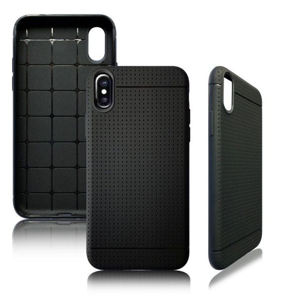 Ohut, pehmeä musta case - iPhone XS Black