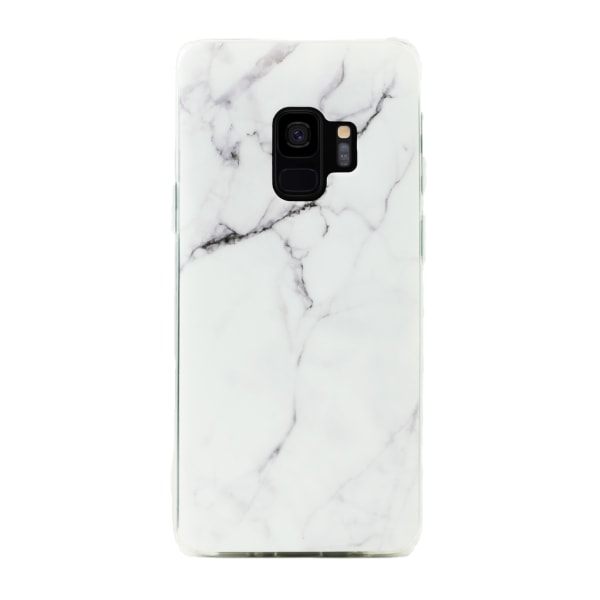 Samsung Galaxy S9+ | Blødt, hvidt marmor etui White