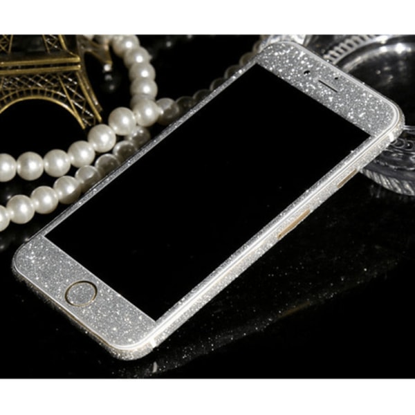 Kiiltävä puhelintarra - iPhone 6/6s Silver