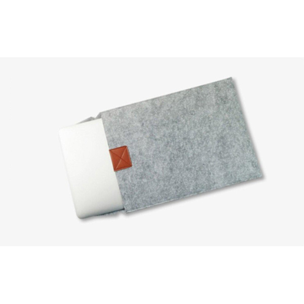 Ullfilt Datorfodral Macbook 11-12 tum (2014-2017) Ljusgrå