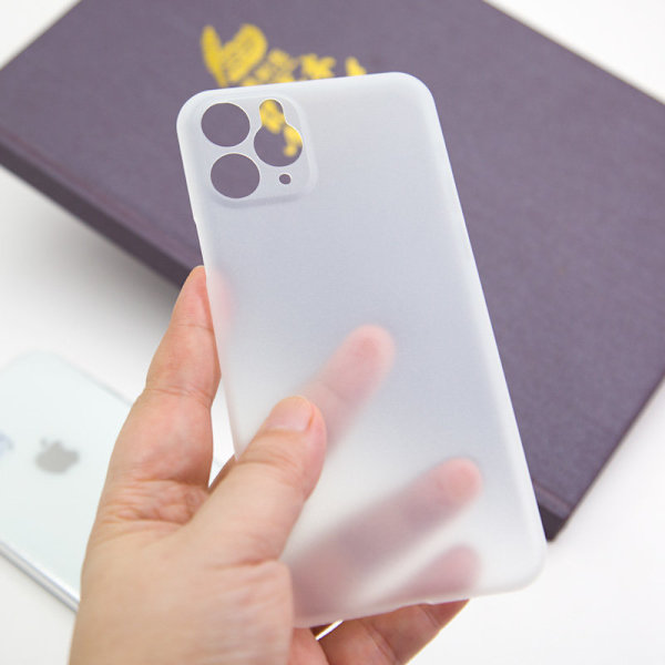 iPhone 11 Pro Max Tunt Vitt Skal Vit