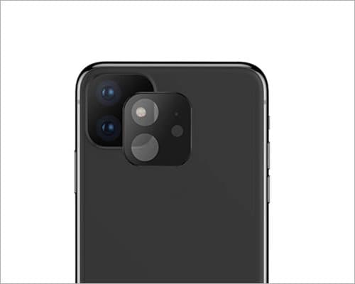 CRYSTAL GUARD IPHONE 11 KAMERALINSSKYDD HELSKYDD Svart
