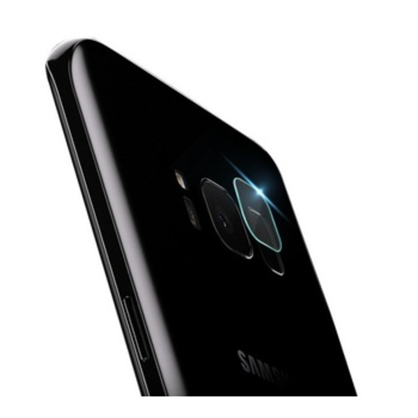 2-PACK CRYSTAL GUARD SAMSUNG GALAXY S8 + KAMERALINSSKYDD 0.15MM Transparent