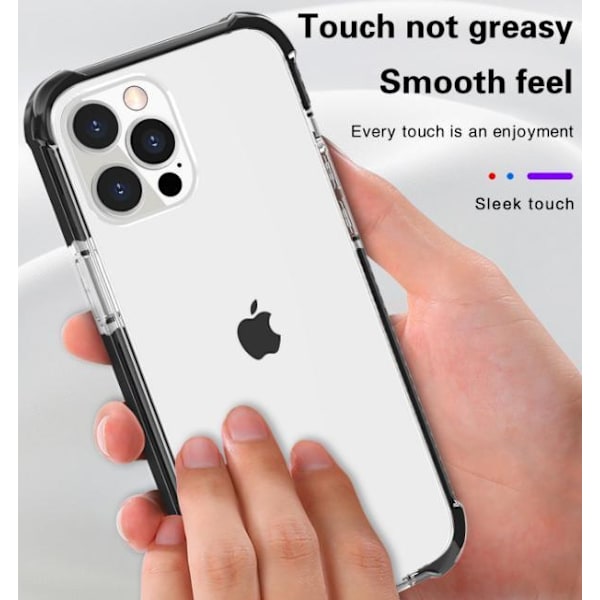 iPhone 13 Pro Mjukt Skyddande Bumperskal Transparent