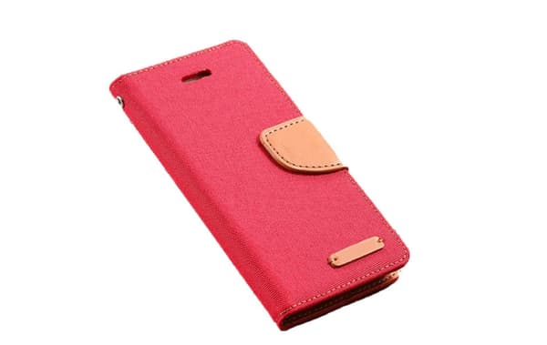 Plånboksfodral till iPhone SE Röd