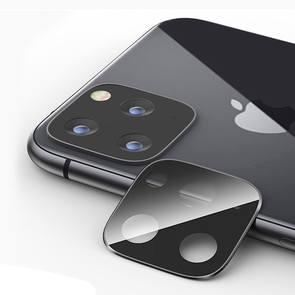 CRYSTAL GUARD IPHONE 11 PRO MAX KAMERALINSSKYDD HELSKYDD Svart