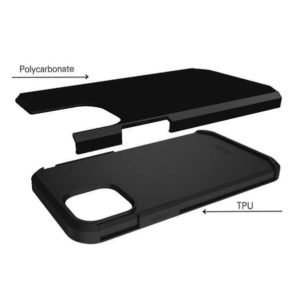 iPhone 11 Skyddande Skal Svart