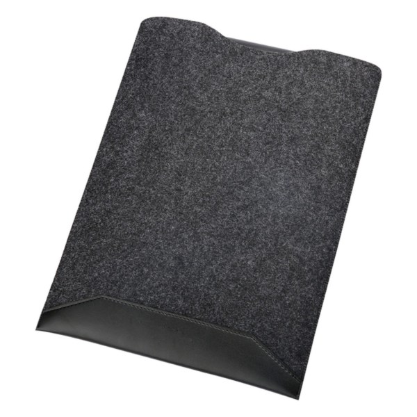 Vegansk læder laptop cover til 13 & 15 tommer computere! Black 15 inch
