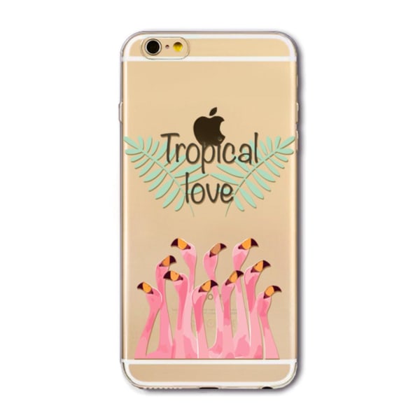 iPhone 7/8 / SE 2022 Skal Tropical Love Transparent