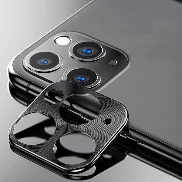 CRYSTAL GUARD IPHONE 11 PRO MAX KAMERALINSSKYDD HELSKYDD Svart