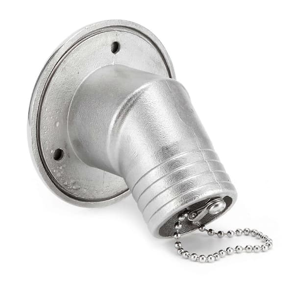 60 Båt Vatten Däck Filler Bränsletank Däck Fyllning Marin Handware med Nyckellös Kapsyl 38mm