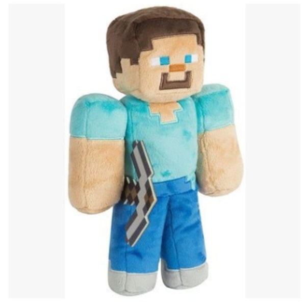 Minecraft Alex Pehmolelu Tyyny Kaveri - Lapsille Super Pehmeä Polyester Mikrokuitu, 16 tuumaa (Virallinen Tuote)