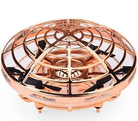 Mini Ufo Rc Drone Infrarød Håndsensor Induktion Helikopter Model Elektrisk Bærbar Quadcopter Legetøj Til Børn Yo gold