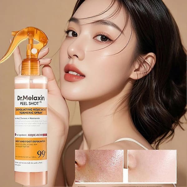 Dr.Melaxin Kojic Gurkemeje Eksfolierende Spray 200ml til Hudoplysning