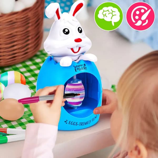 Easter Egg Decoration Kit with Rabbit Shape, Easy-to-Use Egg Drawing Tool for Kids, Boys, Girls