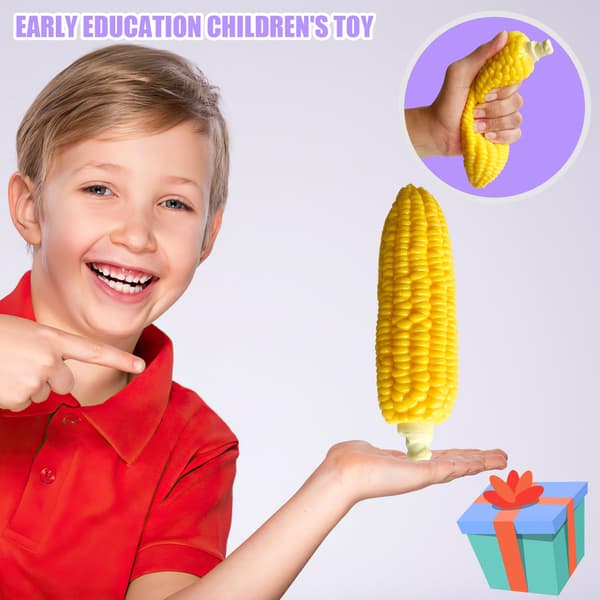 Corn Squishies Stress Relief Novelty Toy Soft Scented Simulation Corn Squeeze Toys Cute Birthday Gift